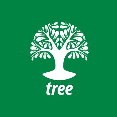 vektör logo ağaç