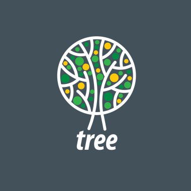 vektör logo ağaç
