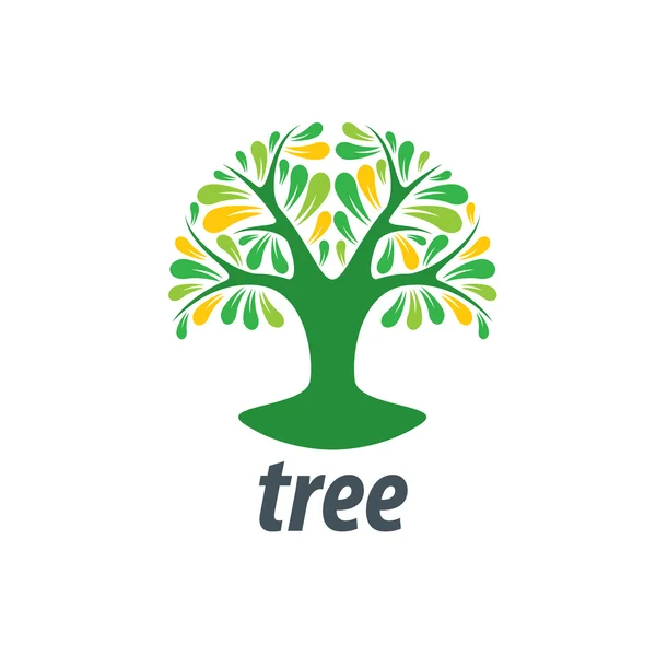 Arbre logo vectoriel — Image vectorielle