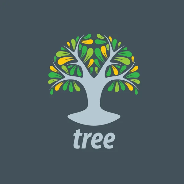 Arbre logo vectoriel — Image vectorielle