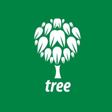 vektör logo ağaç