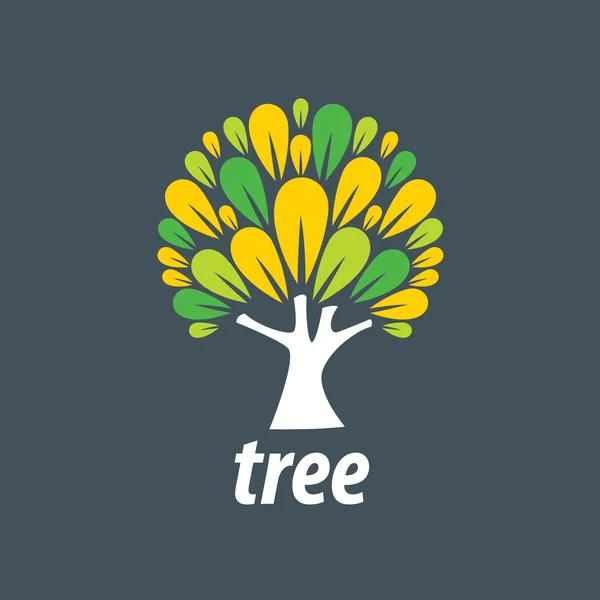 Arbre logo vectoriel — Image vectorielle