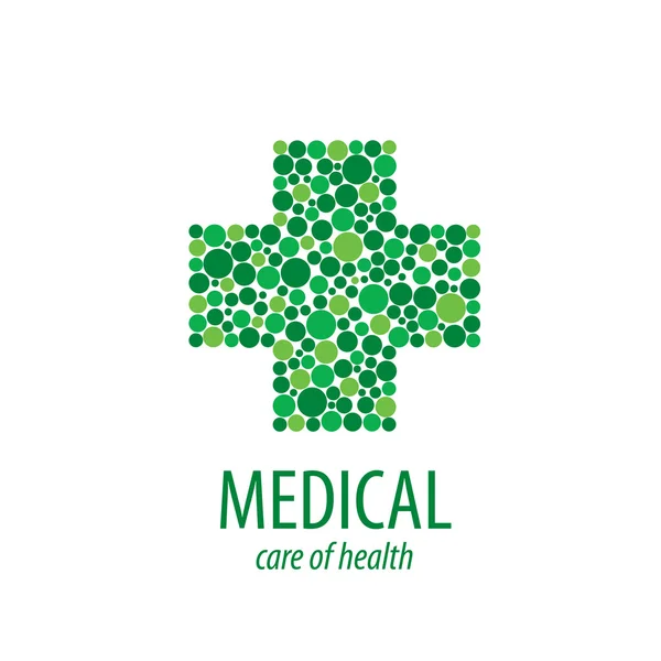 Vector logo médico — Vector de stock