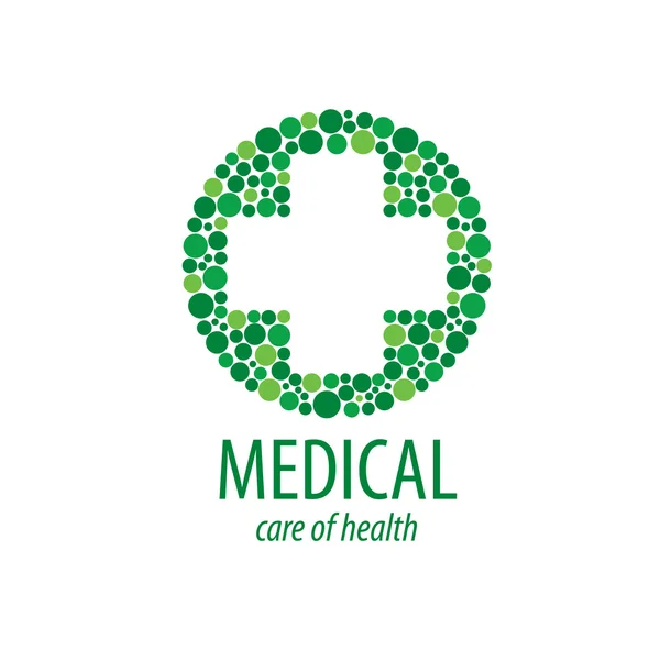 Vector logo médico — Vector de stock