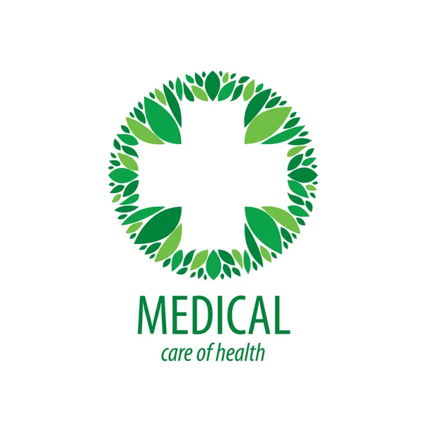 Vector logo médico — Vector de stock