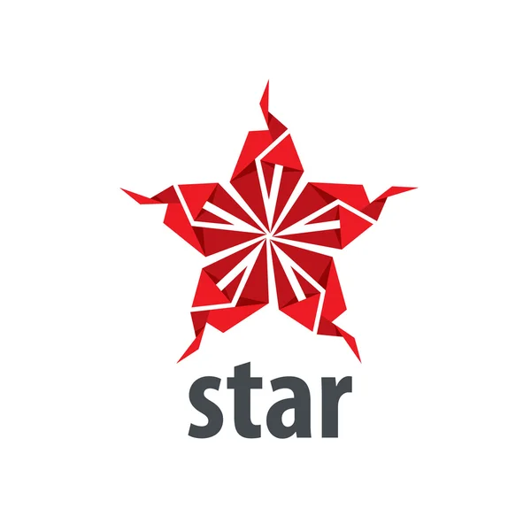 Vetor logotipo estrela — Vetor de Stock