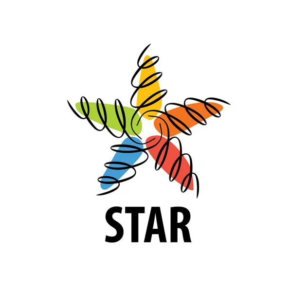 Vetor logotipo estrela —  Vetores de Stock