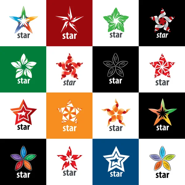 Vector logo star — Stock Vector