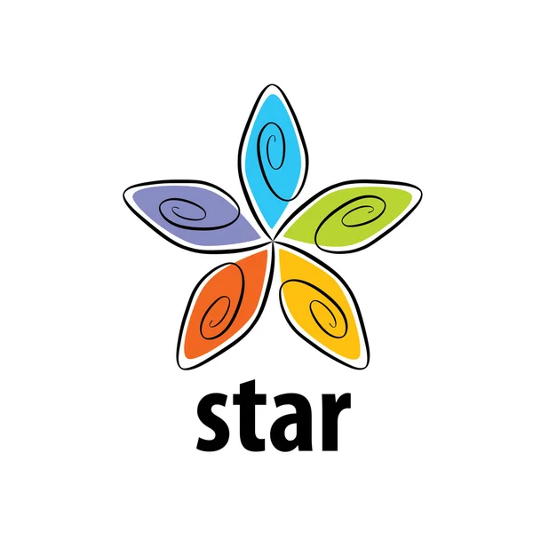 Vetor logotipo estrela —  Vetores de Stock