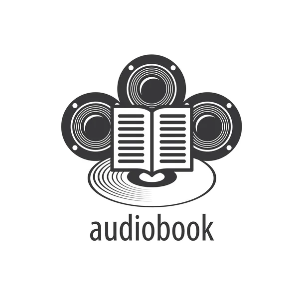 Audiobook. Πρότυπο λογότυπο του φορέα — Διανυσματικό Αρχείο