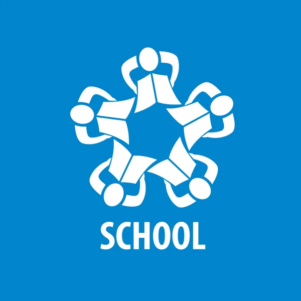 Vektor-Logo Schule — Stockvektor