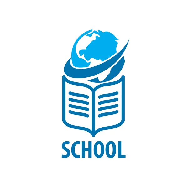 Logo okul vektör — Stok Vektör