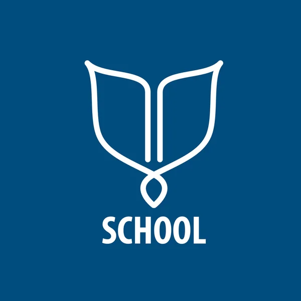 Logotipo do vetor Escola — Vetor de Stock