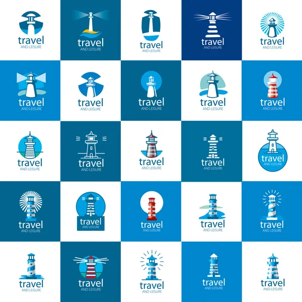 Logotipo do farol vetorial —  Vetores de Stock