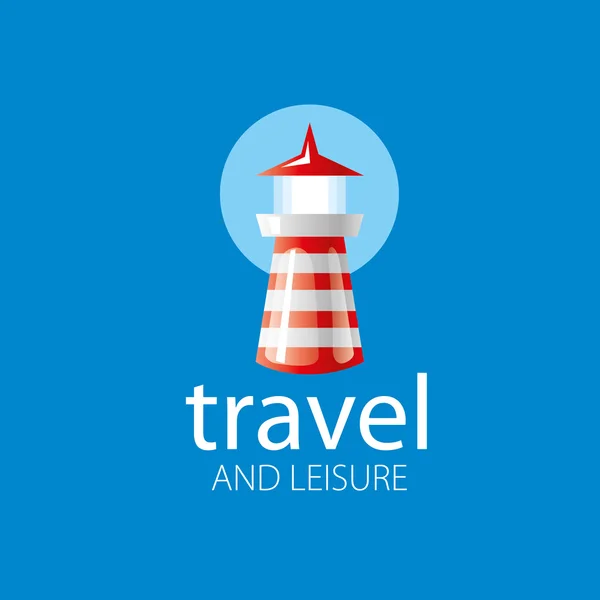 Logo du phare vectoriel — Image vectorielle