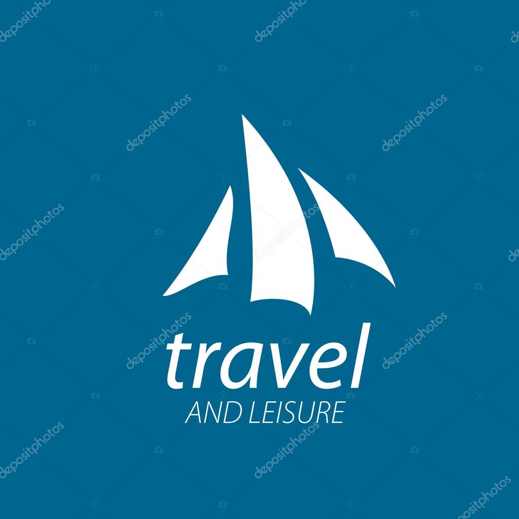 Template Vector Yacht logo. Illustration for travel and leisure