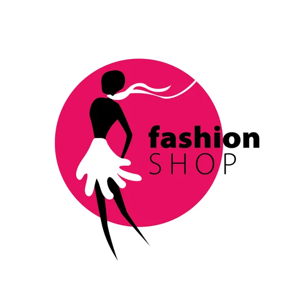 Logo fashion girl | Shop logo, fashion girl — Stock Vector © matsiash ...