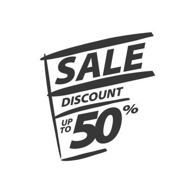 indirim için vektör işareti