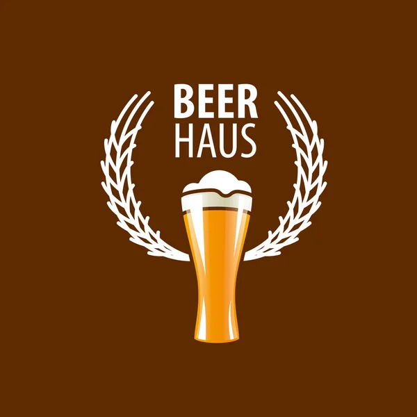 Logotipo de cerveja vetorial — Vetor de Stock