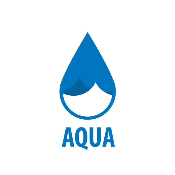 Vector logo agua — Vector de stock