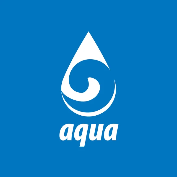 Vetor logotipo água —  Vetores de Stock