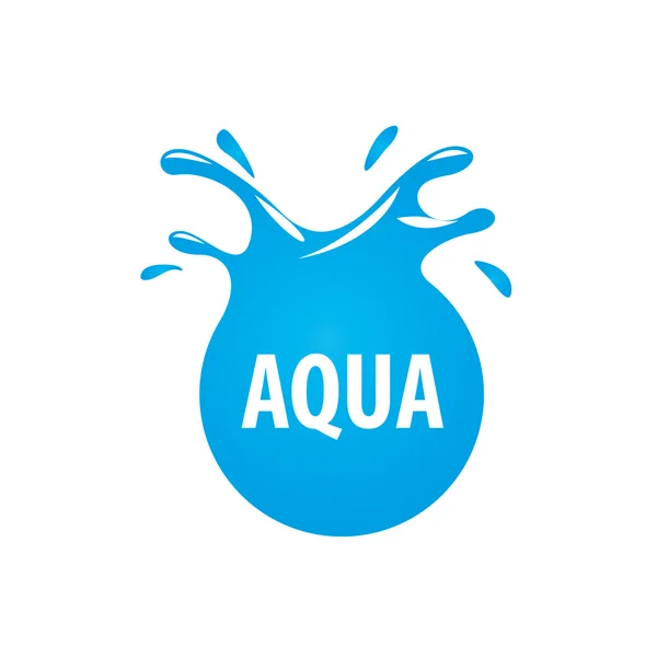 Vector logo agua — Vector de stock