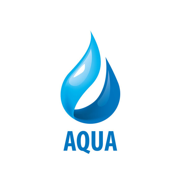 vector logo water