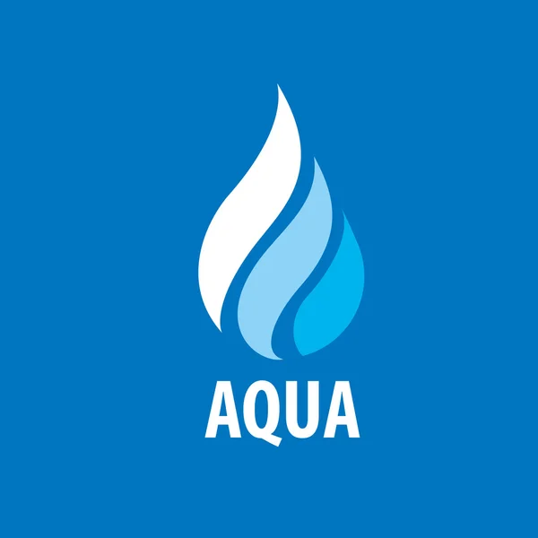 Logo wektor woda — Wektor stockowy