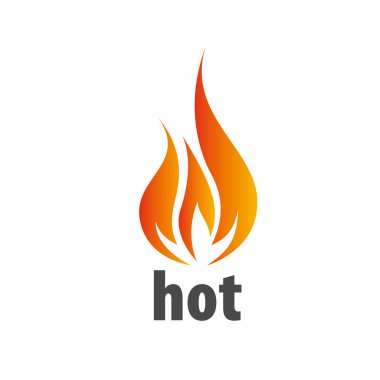 Yangın vektör logosu