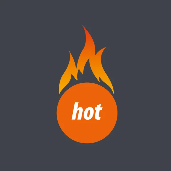 Logo vecteur de feu — Image vectorielle