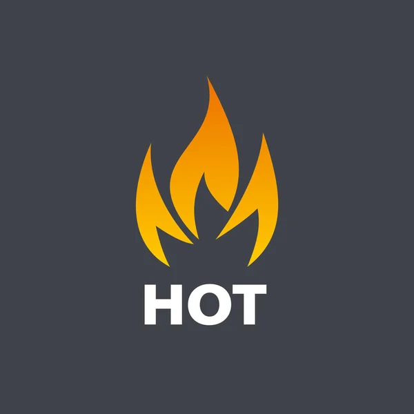 Logo vecteur de feu — Image vectorielle