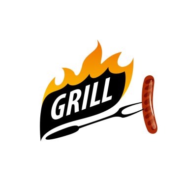 Barbekü partisi logosu