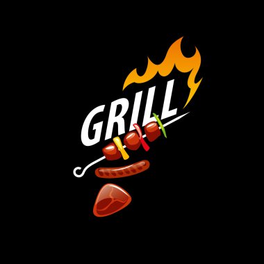 Barbekü partisi logosu