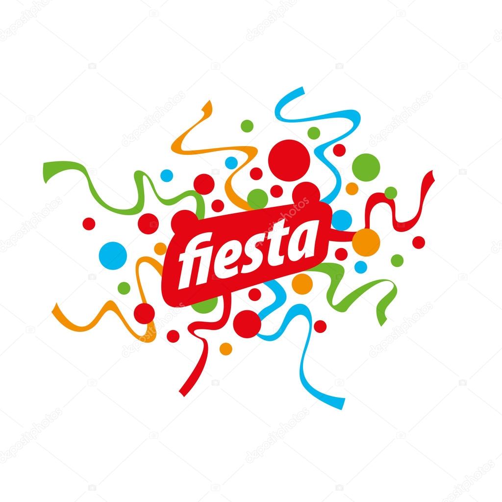 Abstract logo design for a holiday. Vector illustration