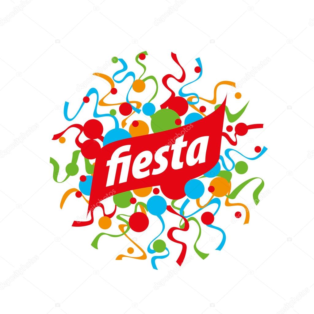 Abstract logo design for a holiday. Vector illustration