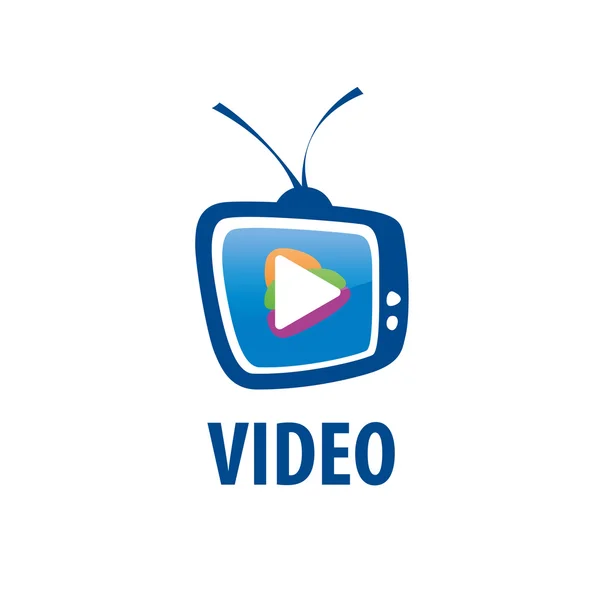 Vetor logotipo tv —  Vetores de Stock