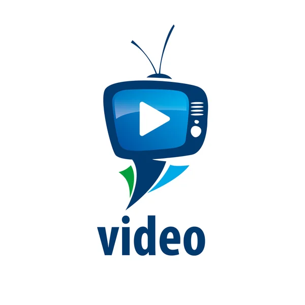 Vector logo tv — Vector de stock