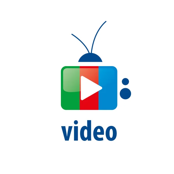 Logo vektör tv — Stok Vektör