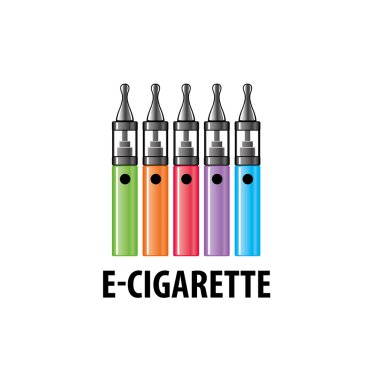 vektör logo elektronik sigara