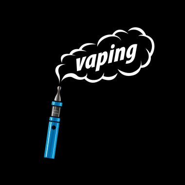 vektör logo elektronik sigara