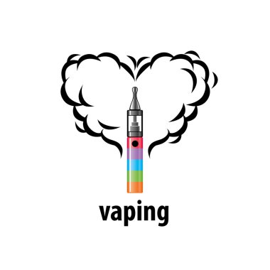 vektör logo elektronik sigara