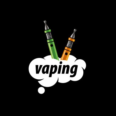 vektör logo elektronik sigara