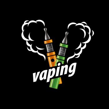 vektör logo elektronik sigara