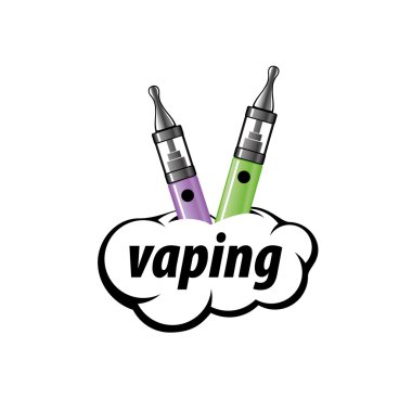 vektör logo elektronik sigara