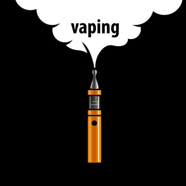 vektör logo elektronik sigara