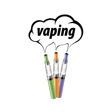 vektör logo elektronik sigara