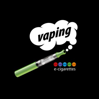 vektör logo elektronik sigara