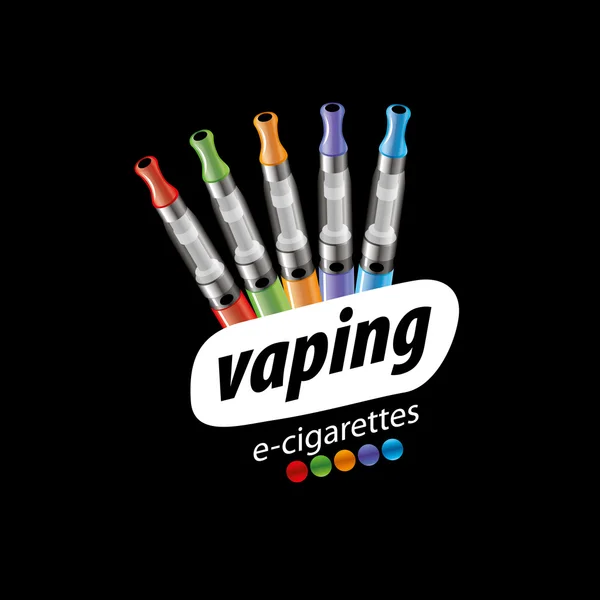 Logo vectoriel cigarette électronique — Image vectorielle