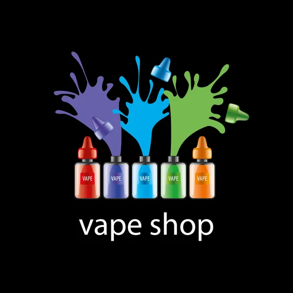 Logo vectoriel pour la boutique de cigarettes électroniques — Image vectorielle
