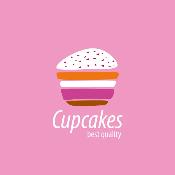 Gâteau logo vectoriel — Image vectorielle